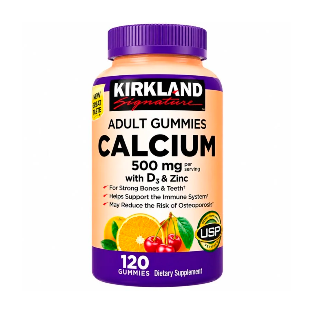 Kirkland calcio adultos 500 mg