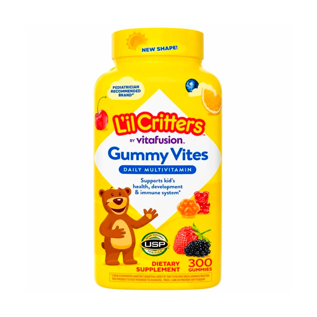 Multivitaminico kids Lil Criters 300 gomas